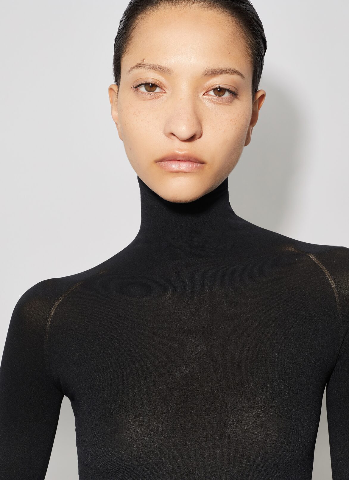SECOND SKIN BODY ALAÏA BLACK SECOND SKIN BODY
